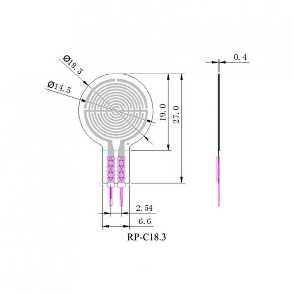 Kuvvet Sensörü RP-C18.3-ST Basınç Algılama Sensörü Pressure Force - 8