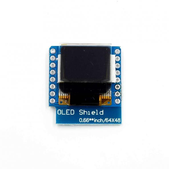WEMOS D1 Mini Oled Shield Modül 64x48 Pixel LCD Wireless Wifi IOT - Resim 2