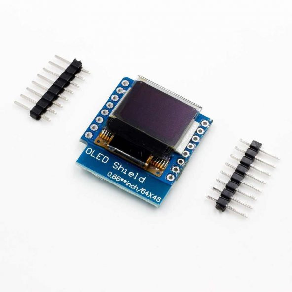 WEMOS D1 Mini Oled Shield Modül 64x48 Pixel LCD Wireless Wifi IOT - Resim 3