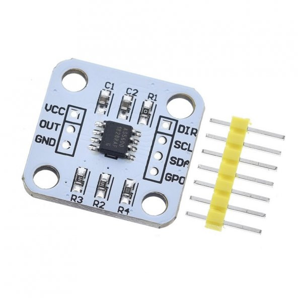AS5600 Manyetik Açı Sensörü Ölçüm Modülü 12 Bit Temassız Pozisyon - Resim 4