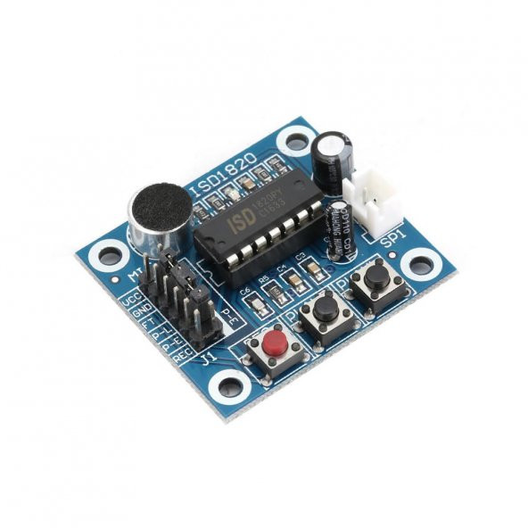 ISD1820 Ses Kayıt Modülü Ses Çalma Modülü 8Ohm 0.5W Hoparlör - 2