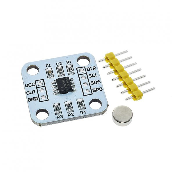 AS5600 Manyetik Açı Sensörü Ölçüm Modülü 12 Bit Temassız Pozisyon - Resim 7