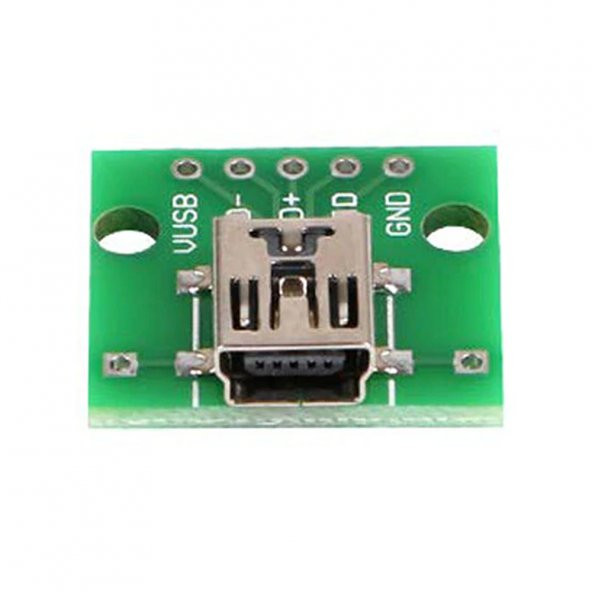 Mini Usb To Dip Çevirici Pcb Usb Haberleşme Deney Prototip 5V Usb Pinlerine Kolay Erişim Kartı - Resim 2