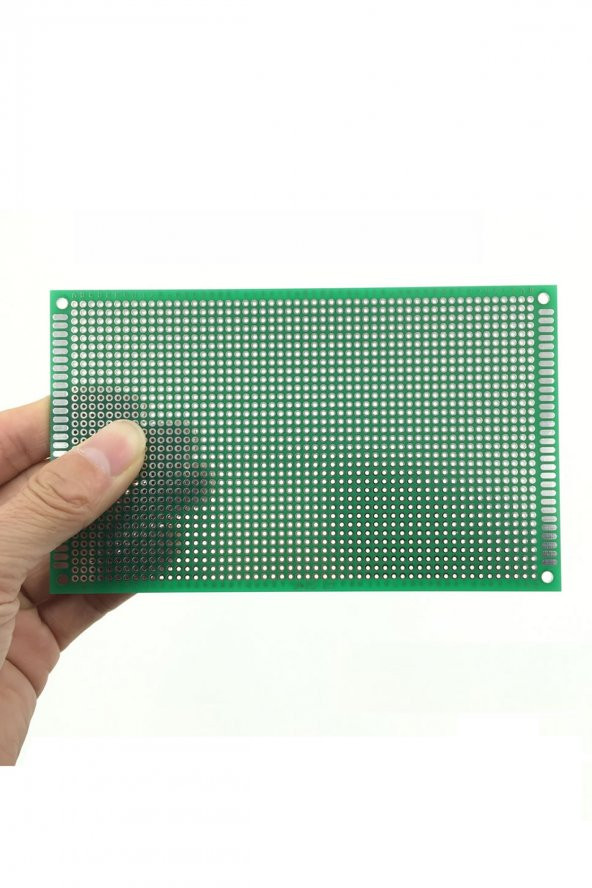 9x15cm 54X34 Proto Pcb Pertenaks Elektronik Devre Prototip Deney Kartı FR4 Kaliteli Delikli Plaket - Resim 3