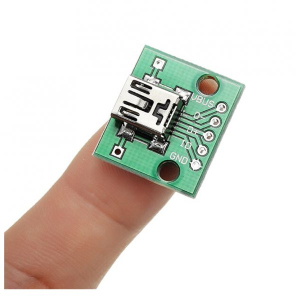 Mini Usb To Dip Çevirici Pcb Usb Haberleşme Deney Prototip 5V Usb Pinlerine Kolay Erişim Kartı - Resim 5