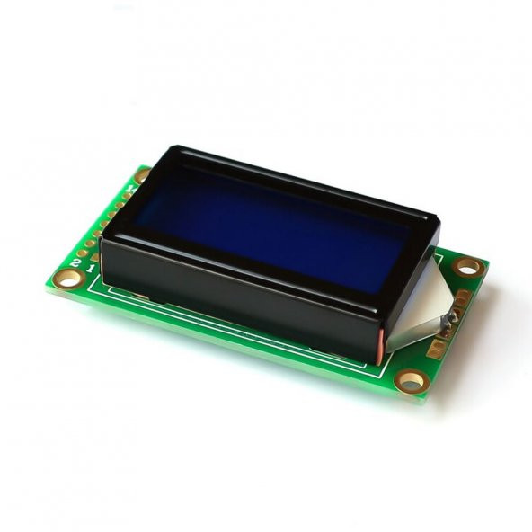 0802A 8x2 Karakter Lcd Modül Mavi Display Ekran Mavi Backlight 2 Satır 8 Karakter - 5