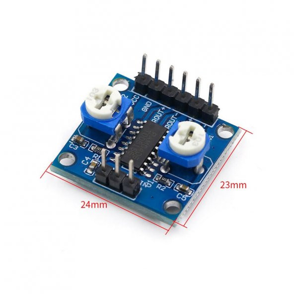 PAM8406 Modül 2 x 5W Sterio Ses Yükseltici Amfi Class D Dijital Amfi - 7