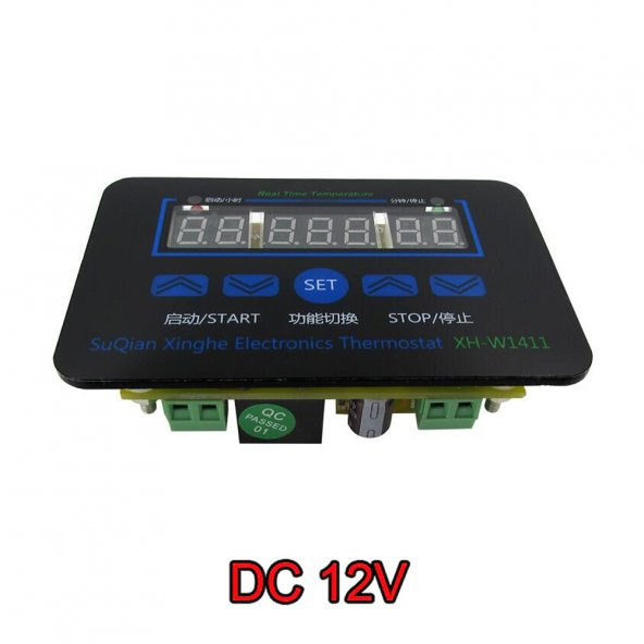 XH-W1411 Dijital Termostat Zamanlayıcı Modül Kuluçka Pet Akvaryum Isıtıcı Soğutucu Kontrol Cihazı - 7