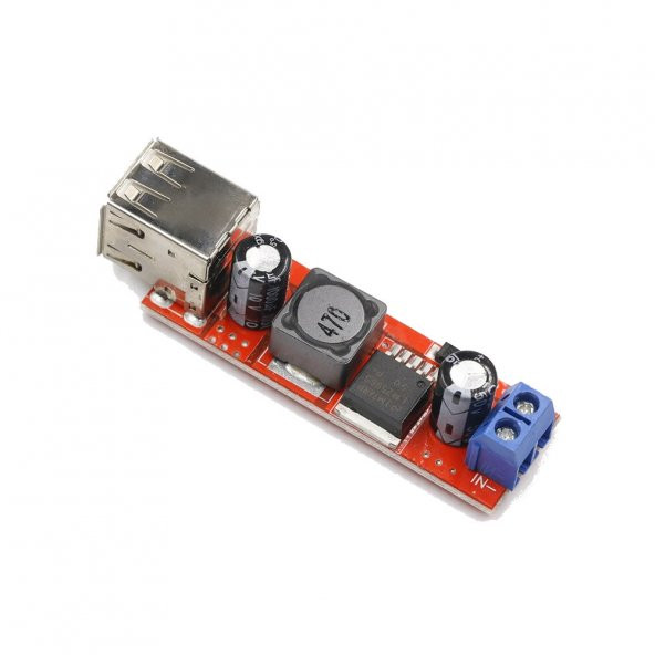 Lm2596 Dual Usb Power Modül Voltaj Düşürücü Mp3 Mobil Güç Kaynağı - 2