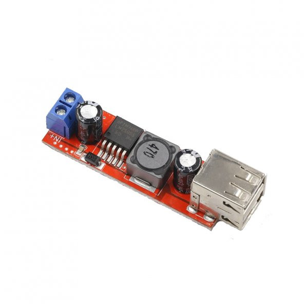 Lm2596 Dual Usb Power Modül Voltaj Düşürücü Mp3 Mobil Güç Kaynağı - 4