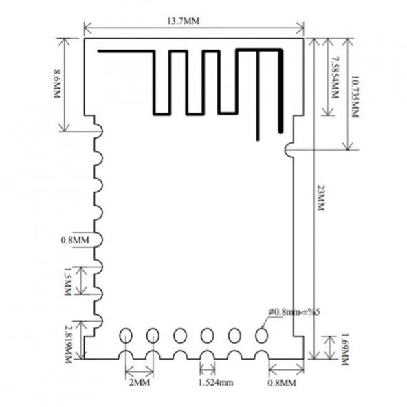 JDY-41 2.4GHz Kablosuz Haberleşme Seri Alıcı Verici Transceiver 160 Metre TTL IOT Kontrol JDY41 - Resim 8