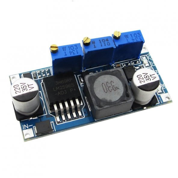 LM2596 ACAV Pil Şarj Modülü Voltaj Düşürücü Güç Kaynağı Ayarlanabilir Akım Pil Sarj Led Sürücü