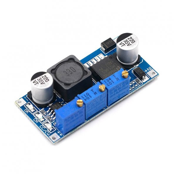 LM2596 ACAV Pil Şarj Modülü Voltaj Düşürücü Güç Kaynağı Ayarlanabilir Akım Pil Sarj Led Sürücü - 3