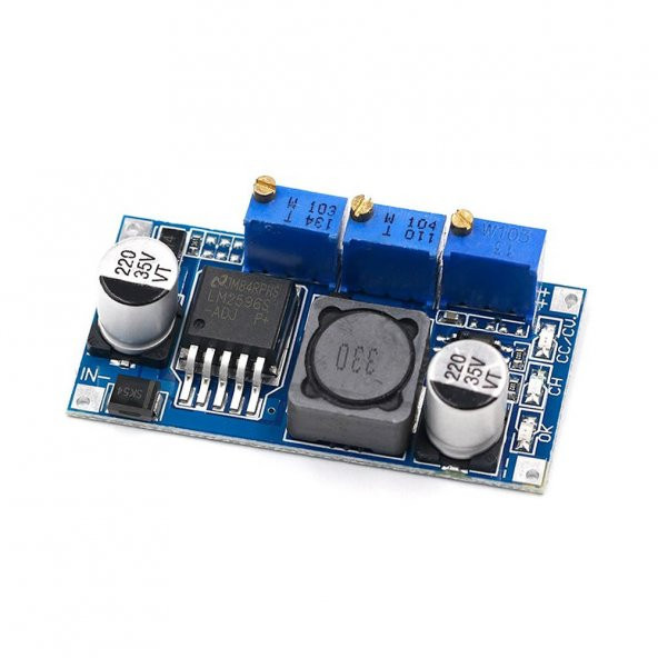 LM2596 ACAV Pil Şarj Modülü Voltaj Düşürücü Güç Kaynağı Ayarlanabilir Akım Pil Sarj Led Sürücü - 4