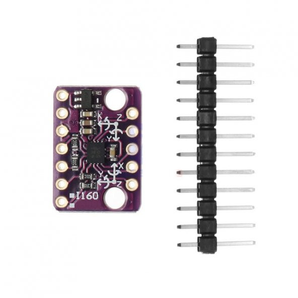 BMI160 Gyro Sensör Modülü 6 Eksen IMU Üç Eksenli Jiroskop İvme Ölçer Hareket Adım Sayar Atalet - Resim 5