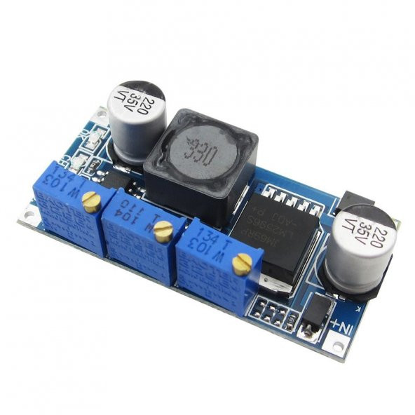 LM2596 ACAV Pil Şarj Modülü Voltaj Düşürücü Güç Kaynağı Ayarlanabilir Akım Pil Sarj Led Sürücü - 5