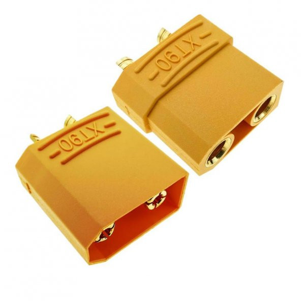 XT90 Konnektör Dişi Erkek Soket Çifti LiPo Pil Batarya Bağlantı Konnektörü 90A Yüksek Akım RC Drone - Resim 2