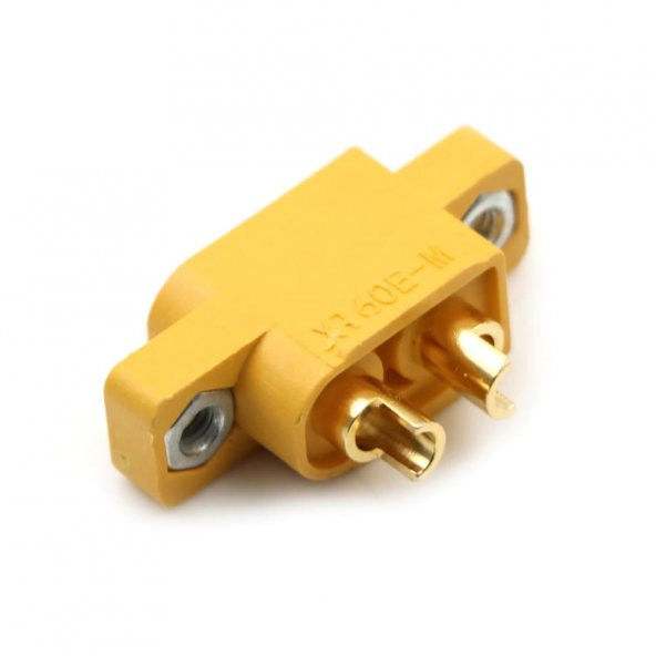 XT60 Panel Montaj Tip Erkek Konnektör Lityum LiPo Pil Akü Batarya Bağlantı Konnektörü - Resim 3