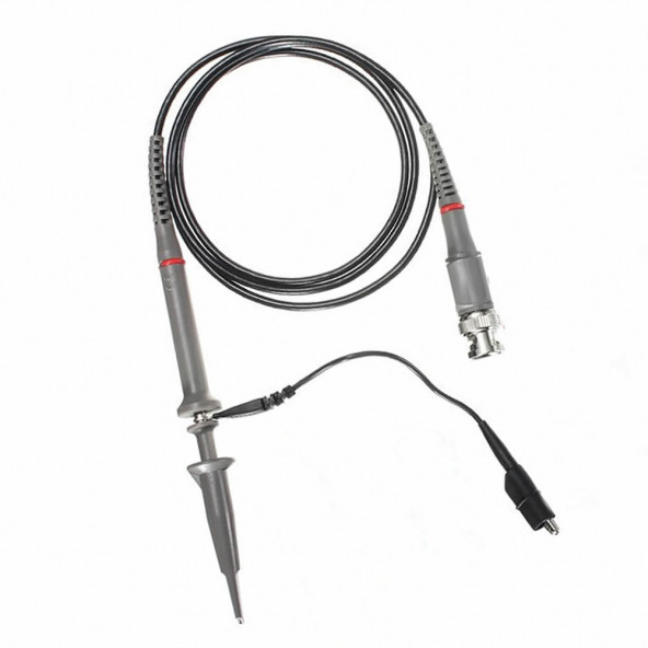 P6100 Osiloskop Probu 100MHz x1 x10 Kazanç Anahtarlı DC 300/600V CATII BNC 1 Metre Kablo Skop Rigol - 6