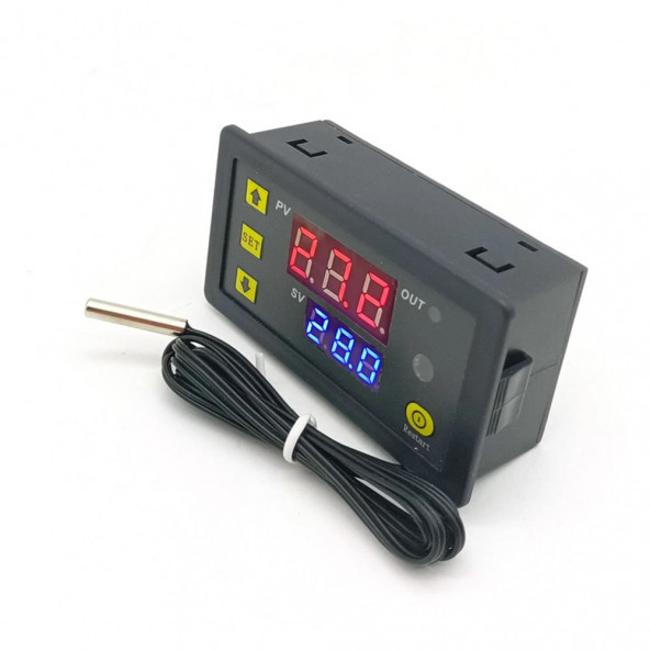 W3230 DC 12V Dijital Termostat Sıcaklık Kontol Kartı Isıtıcı Soğutucu Kuluçka Akvaryum Buzdolabı - 6