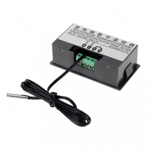 W3230 DC 12V Dijital Termostat Sıcaklık Kontol Kartı Isıtıcı Soğutucu Kuluçka Akvaryum Buzdolabı - 7