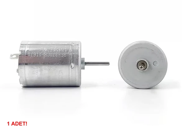 RF-370CB-11670 DC Motor DC 24V 6000Rpm Metal Fırçalı Elektrik Motoru Oyuncak RC Araba Su Motoru - Resim 5