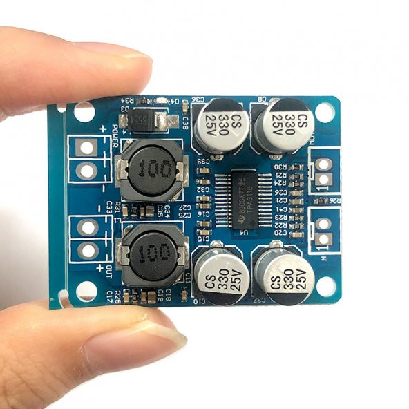 TPA3118 60W Mono Digital Ses Amfi Modül DC 12V-24V Tek Kanal Class D Amplifikatör Amfi Amplifier - 3