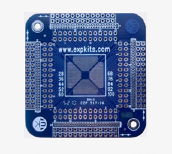 0.5mm Uni. TQFP to DIP Çevirici PCB Smd Dip Proto Pertenaks Devre