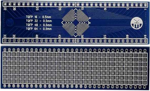 0.5MM TQFP-3 PCB TQFP16 TQFP32 TQFP48 TQFP64 Proto Pcb Pertenaks