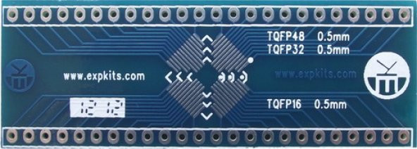 0.5MM TQFP-2 PCB - TQFP16 TQFP32 TQFP48 Proto Pcb Pertenaks Devre ürün görseli