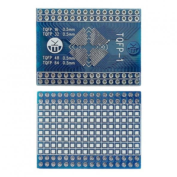 Tqfp-1 0.5Mm Smd Dip Çevirici Pcb Tqfp16 Tqfp32 Tqfp48 Tqfp64 - 8