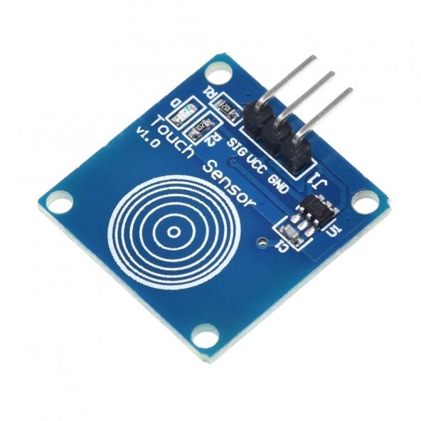 Arduino TTP223B Dokunmatik Sensör Modülü 1 Buton - 6