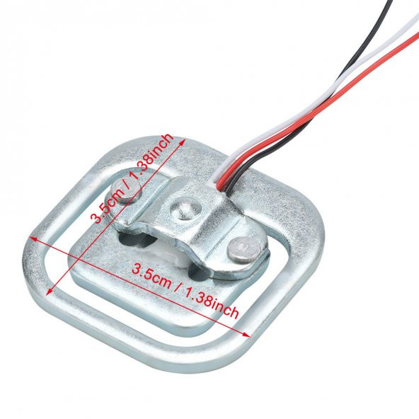 50 kg Ağırlık Tartı Sensörü Kare - Loadcell 100kg 200kg HX711 - Resim 7