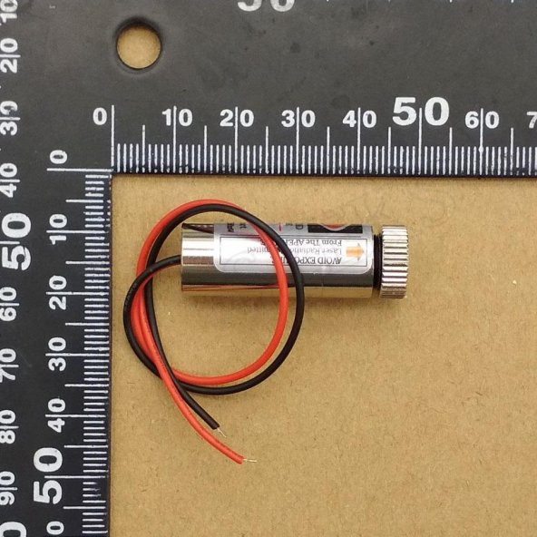 Çizgi Lazer Modül Kırmızı 5mW 650nm - Resim 2