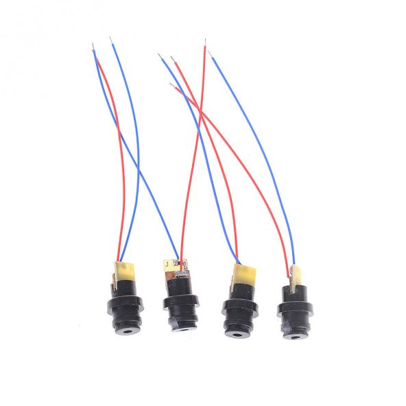 Kablolu Nokta Lazer Modül Plastik Kafa 3V 5V 650nm Kırmızı - 2