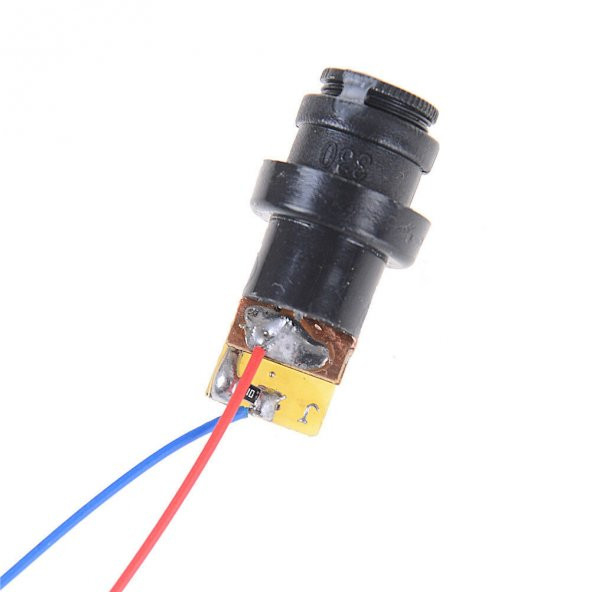 Kablolu Nokta Lazer Modül Plastik Kafa 3V 5V 650nm Kırmızı - 3