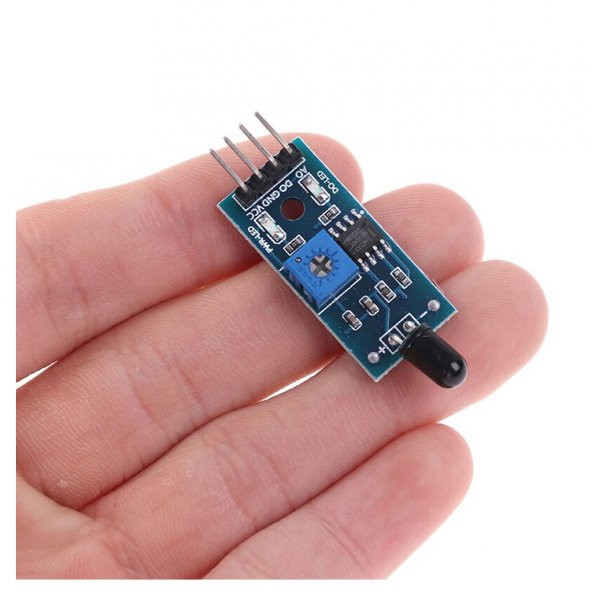 Alev Ateş Algılama Sensörü Flame IR İnfrared Kızılötesi Alarm - Resim 4