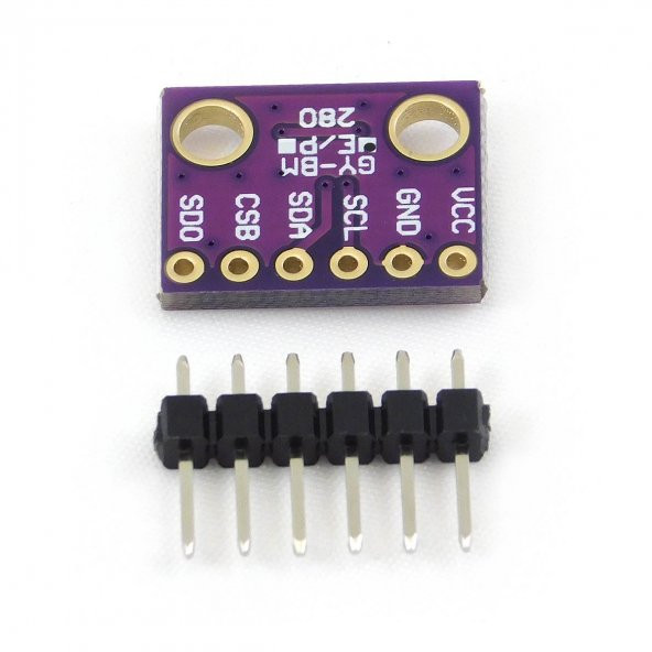 BME280 Sıcaklık ve Nem ve Barometrik Basınç Sensör Modülü - Resim 2