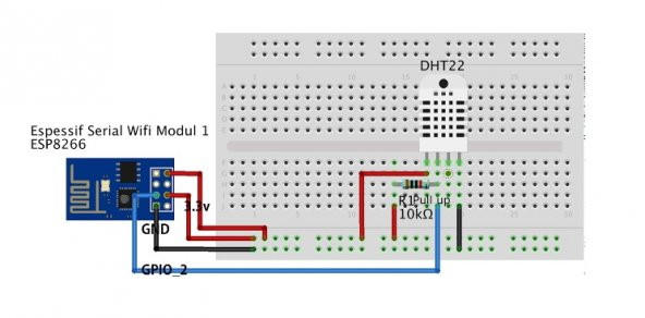 DHT22 Sıcaklık ve Nem Algılama Sensörü AM2302 - Isı Termometre - 5