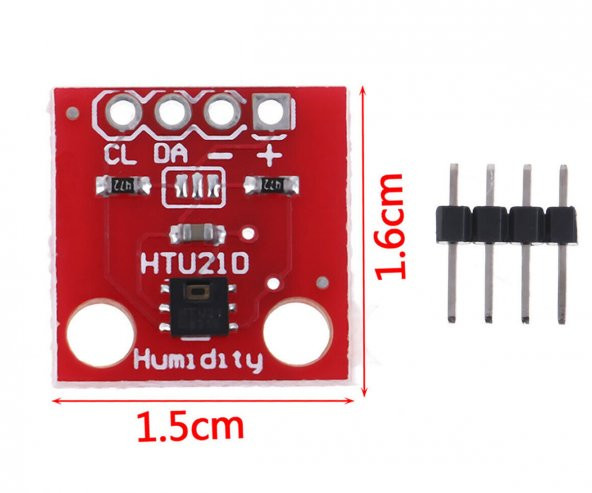 HTU21 Sıcaklık ve Nem Sensör Modülü Isı - 1