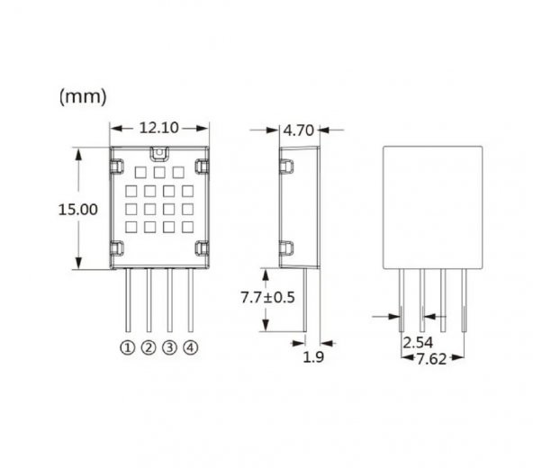 AM2120 Sıcaklık ve Nem Sensör Modülü - 7