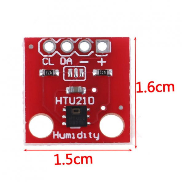 HTU21 Sıcaklık ve Nem Sensör Modülü Isı - 7