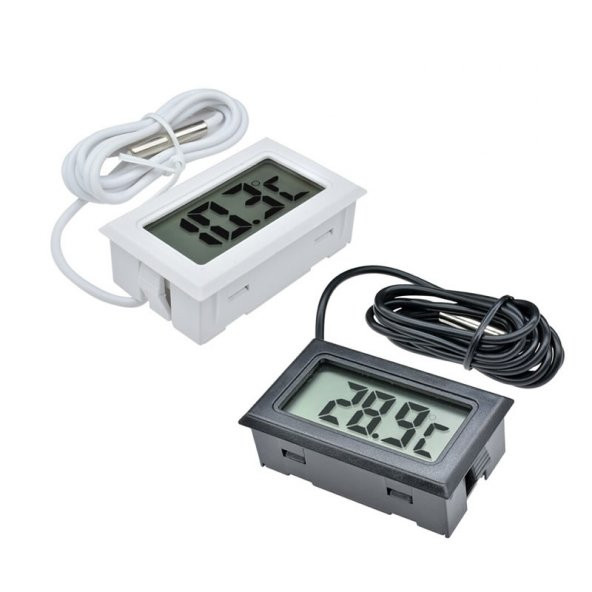 Termometre Mini Dijital Isı Ölçer -50C +110C Buzd. Akv. Oda - 6