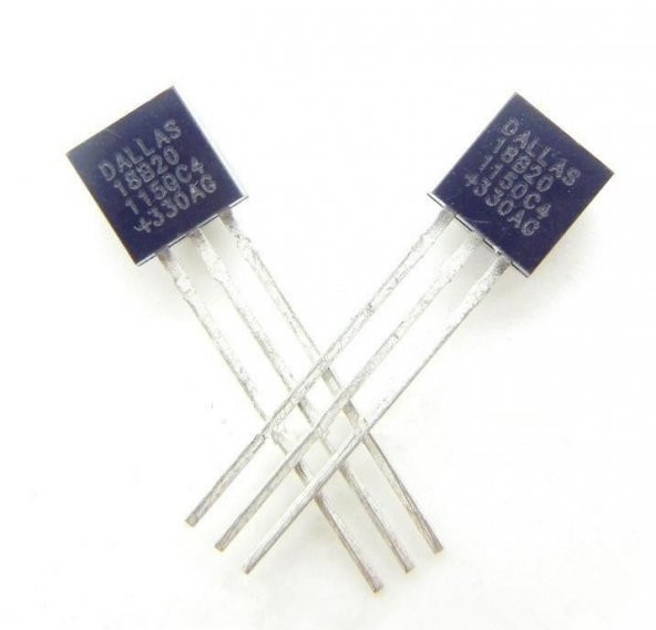 DS18B20 DS1820 Sıcaklık Isı Sensörü Dijital Termometre Ic -55C 125C - 1
