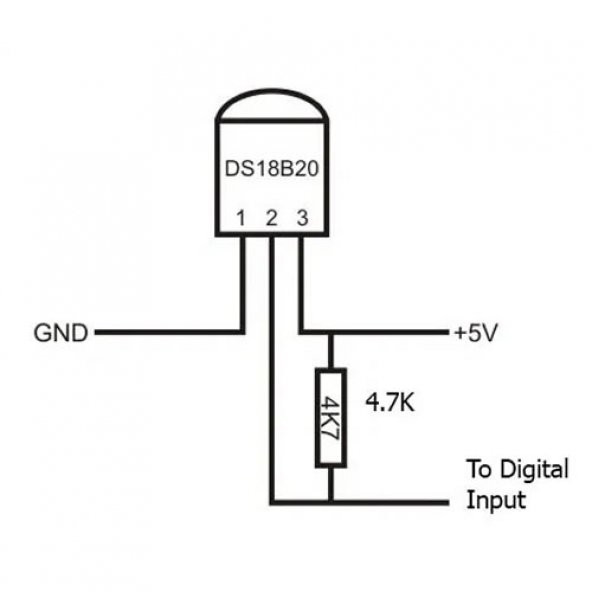 DS18B20 DS1820 Sıcaklık Isı Sensörü Dijital Termometre Ic -55C 125C - 6