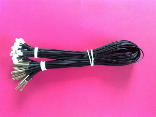 Kablolu 10K NTC Sensör 50cm Su Geçirmez Isı Sıcaklık Sensörü - Resim 2