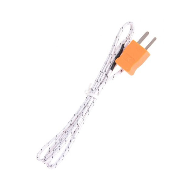 K-type TP-01 Thermocouple Sıcaklık Isı Sensörü 1 Metre Multimetre - Resim 5