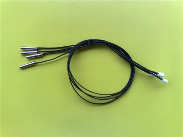 Kablolu 10K NTC Sensör 50cm Su Geçirmez Isı Sıcaklık Sensörü - Resim 6