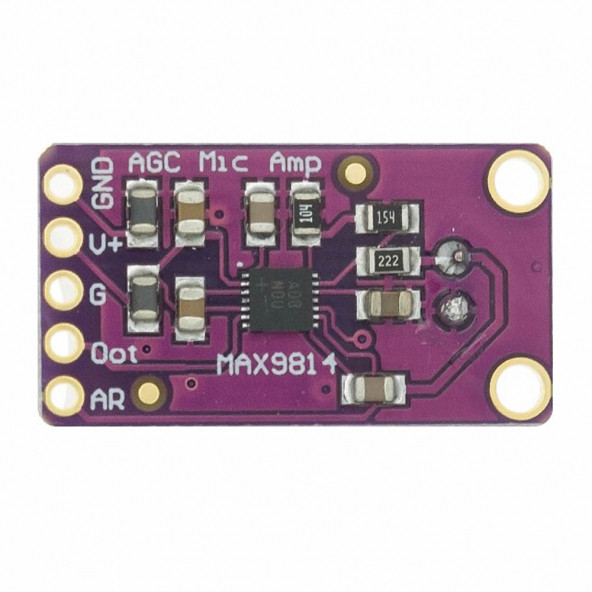Max9814 Amplikatörlü Analog Mikrofon Modülü Ses Algılama Sensörü - 4