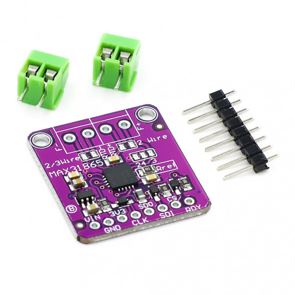 MAX31865 Thermocouple Modül RTD Sıcaklık Isı Sensör Okuyucu 15 Bit ADC SPI PT1000 - 3